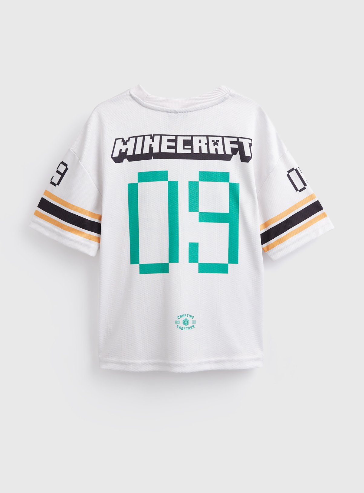 Minecraft Football Print T-Shirt & Shorts Set 12 years - Image 2 thumbnail